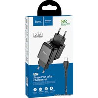 Сетевое зарядное Hoco N2 microUSB (черный)