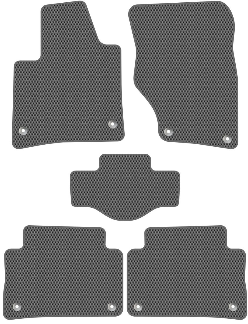 

Комплект ковриков для авто Alicosta Audi Q7 I (suv / 4LB, 8U) 2005 - 2015 (серый, ромб)