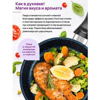 Сковорода Elan Gallery Гармония Вкуса 121178 (сапфир)
