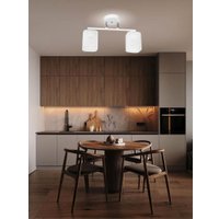 Люстра средней высоты Aitin Pro НПБ 02-2x40-101 07562/2 (белый/хром)