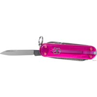 Мультитул Victorinox Classic SD Transparent (розовый)