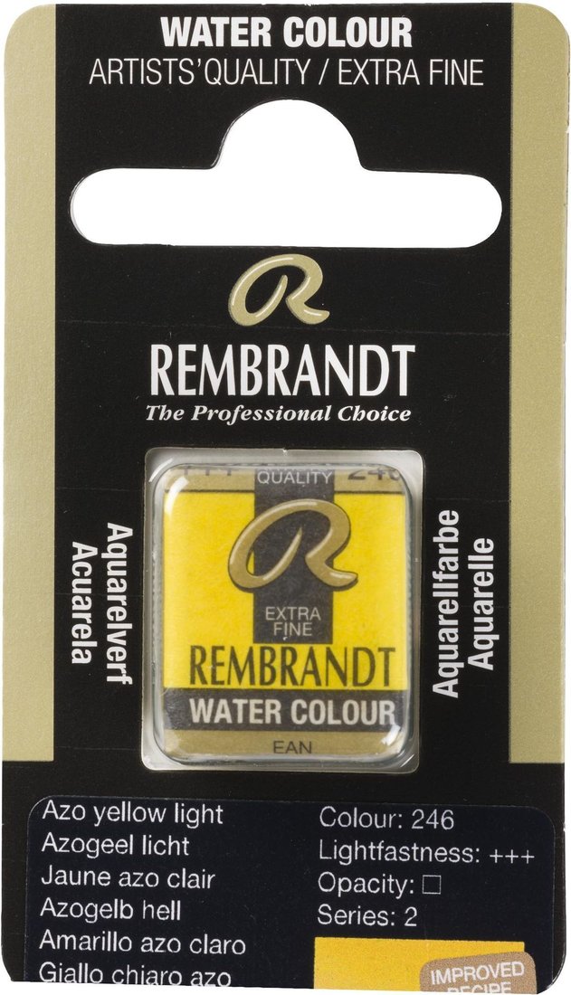 

Акварельная краска Rembrandt 246 05862461 (желтый AZO светлый, кювета)