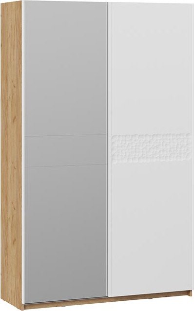 

Шкаф-купе Трия Оскар Скания Т2 1400 268636 (ручка белая/дуб крафт золотой/белый снег/белый матовый)