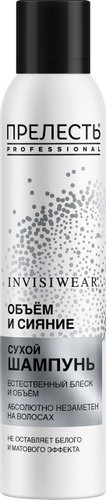 Сухой шампунь Прелесть Professional Invisiwear объем и блеск 200 мл