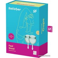 Менструальная чаша Satisfyer Feel Good (зеленый)