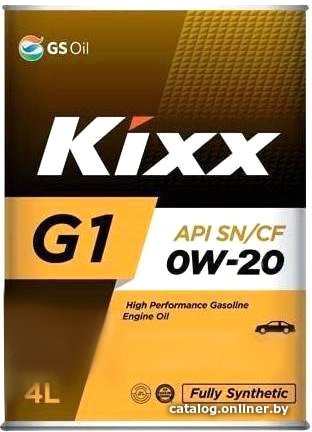 Моторное масло Kixx G1 0W-20 4л