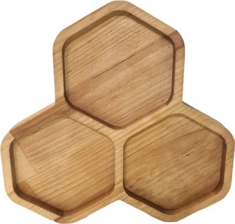 Менажница Guter Baum Соты 3 ячейки увеличенные 370677m