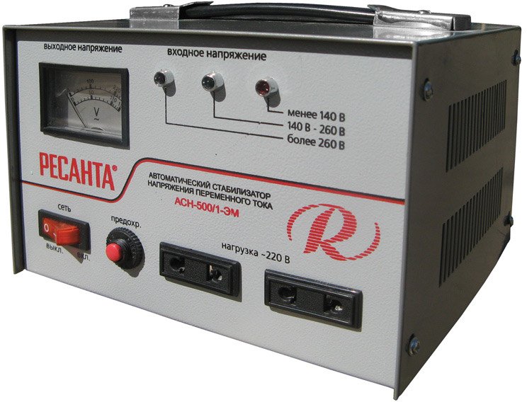 

Стабилизатор напряжения Ресанта ACH-500/1-ЭМ