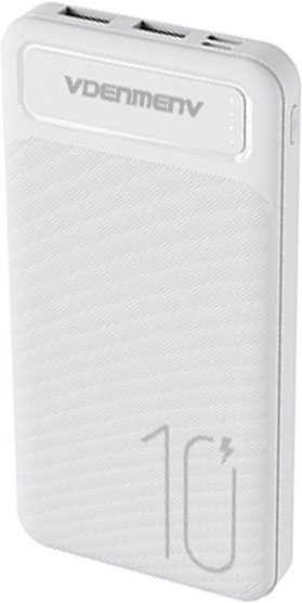 Внешний аккумулятор VDENMENV DP09 10000mAh (белый)