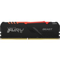 Оперативная память Kingston FURY Beast RGB 8GB DDR4 PC4-24000 KF430C15BBA/8 в Бресте