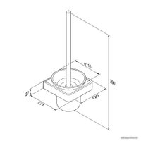 Ершик для унитаза Damixa Jupiter DA7733300