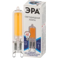 Светодиодная лампочка ЭРА STD LED JCD-6W-GL-840-G9