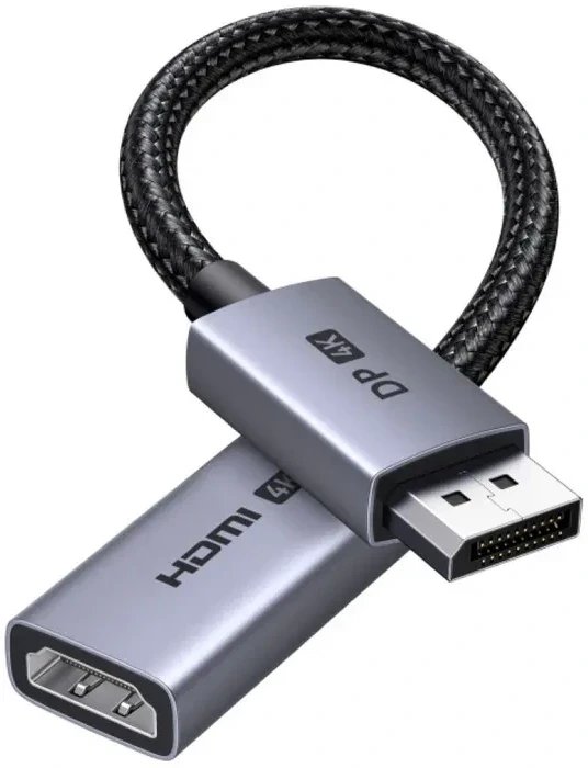 Адаптер Ugreen DP139 95418 DisplayPort - HDMI (0.2 м, черный)