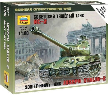 

Сборная модель Звезда Советский тяжелый танк "ИС-2" 1:100