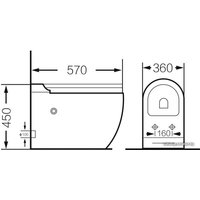 Унитаз приставной Grossman GR-PR-5502