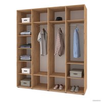 Шкаф распашной Modern Стоун С41 (золотой дуб/графит)