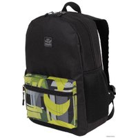 Городской рюкзак Polar П17001-2 (черный/зеленый)