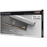 Оперативная память Team T-Create Expert 2x16ГБ DDR5 6000 МГц CTCED532G6000HC38GDC01