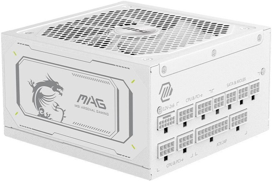 Блок питания MSI MAG A1000GL PCIE5 WHITE