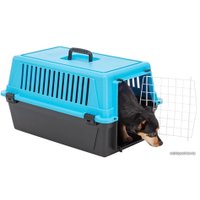 Переноска Ferplast Atlas 10 EL 73007199W3 (черный/голубой)