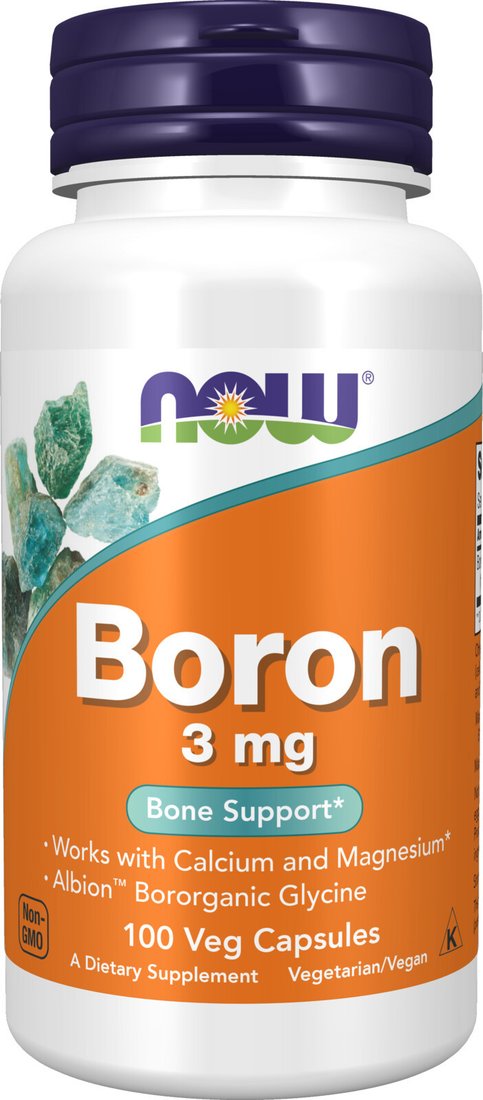БАД Now Foods Boron 3 мг (100 капсул)