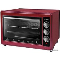 Мини-печь Delta D-0124 (бордовый)