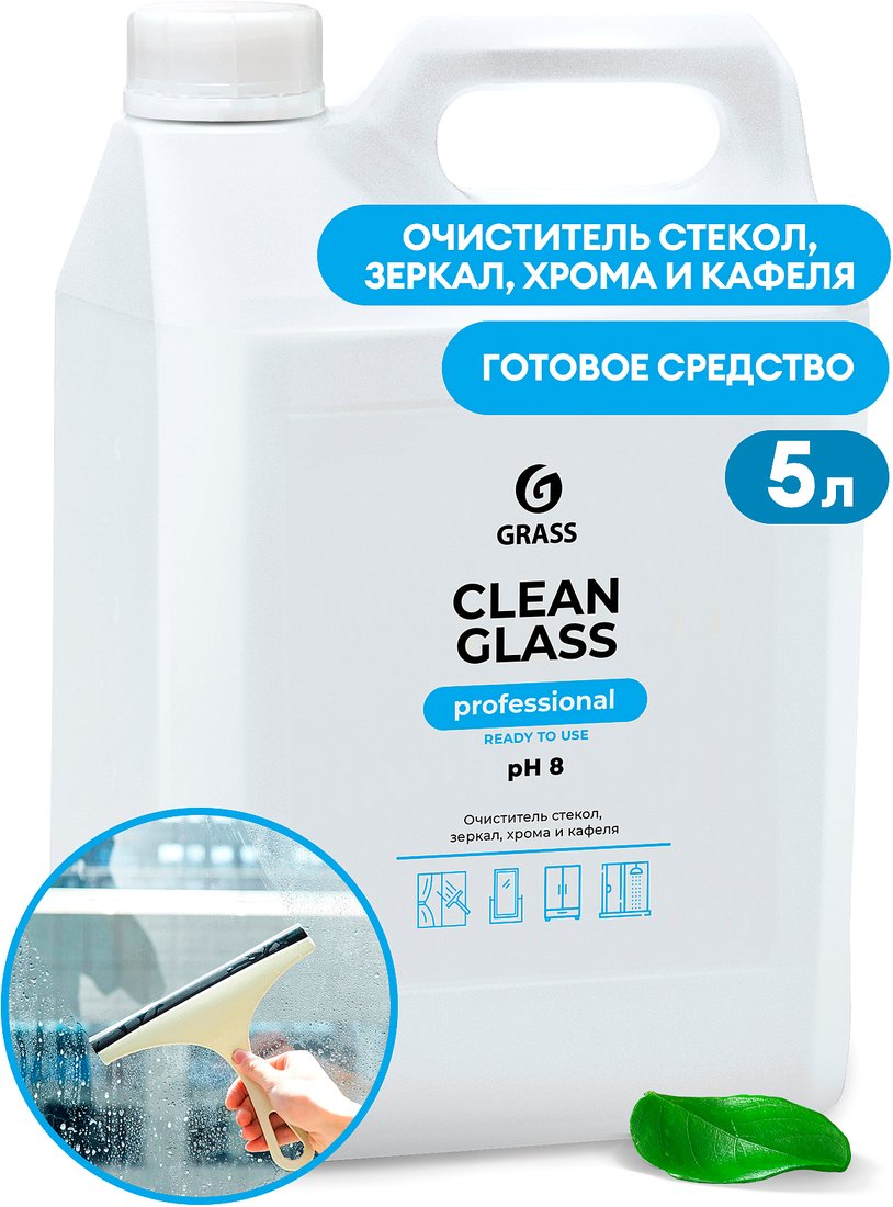 

Средство для кафеля Grass Clean glass Professional 5 кг