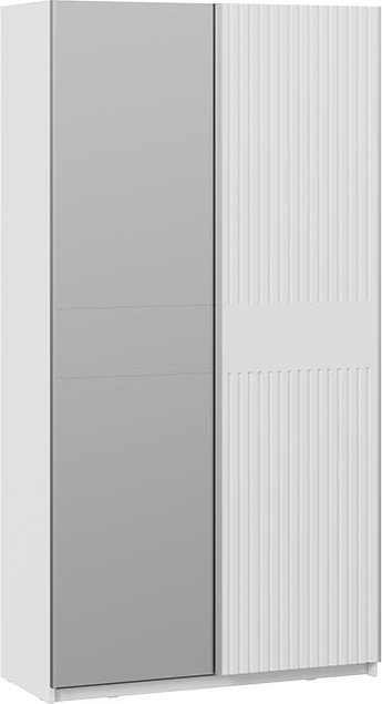 

Шкаф-купе Трия Оскар Хилтон Т2 1200 271031 (ручка серебро/белый снег/белый матовый)