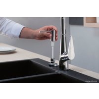 Смеситель Hansgrohe M5115-H300 73853800 (стальной)