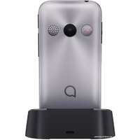 Кнопочный телефон Alcatel 2019G (серебристый)