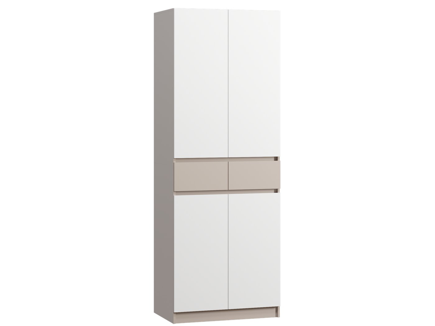 

Шкаф распашной ЛофтМебель Лагуна №1 VR-00002576 (велюр/белый снег)