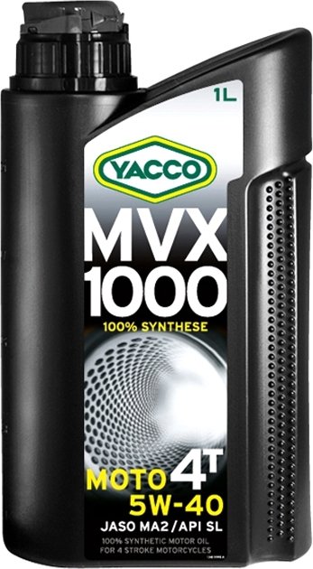 

Моторное масло Yacco MVX 1000 4T 5W-40 1л