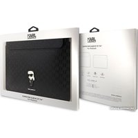 Чехол CG Mobile Karl Lagerfeld Saffiano Sleeve Monogram NFT Karl Ikonik KLCS14SAKHPCK 13/14" (черный)