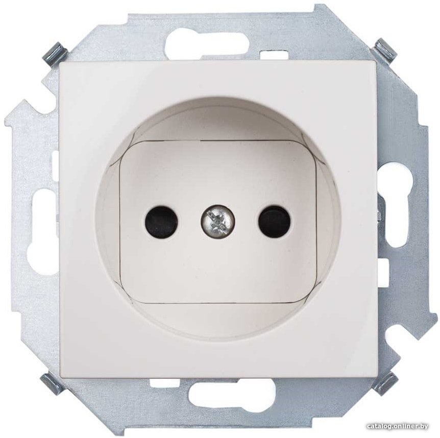 Розетка Simon 1591431-031 (слоновая кость)