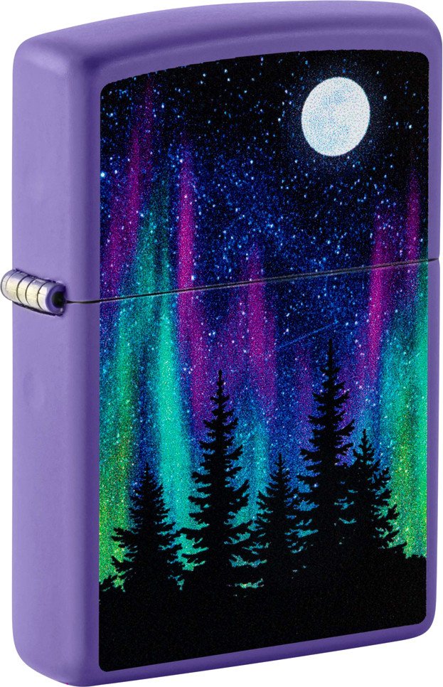 

Зажигалка Zippo 48565 Night In The Fores Purple Matte