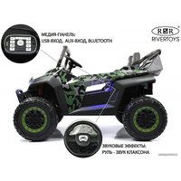 Электромобиль RiverToys T777TT 4WD (зеленый камуфляж)