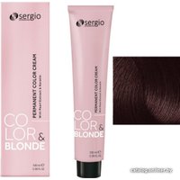 Крем-краска для волос Sergio Professional Color&Blonde 5.003 светло-коричневый натуральный карамельный