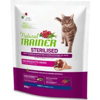 Сухой корм для кошек Trainer Natural Sterilised Корм сухой для стерилизованных кошек и кастрирован котов с сыровяленной ветчиной 300 г
