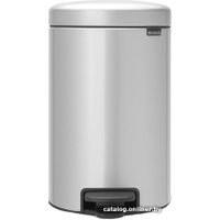 Мусорное ведро Brabantia Pedal Bin NewIcon 12 л (серый металлик)