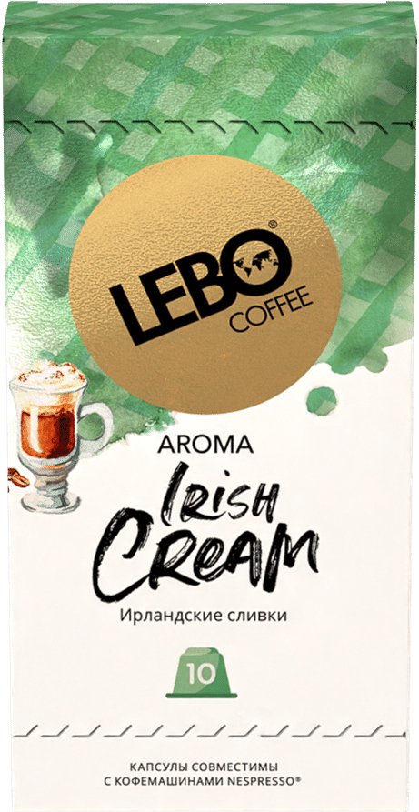 

Кофе в капсулах LEBO Coffee Irish Cream 10x5.5 г