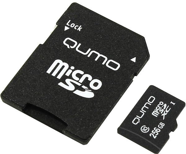 

Карта памяти QUMO microSDXC QM256GMICSDXC10U3 256GB