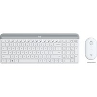 Офисный набор Logitech MK470 Slim Wireless Combo 920-009183 (белый, нет кириллицы)