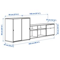 Стенка Ikea Vihals s49440601