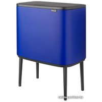 Система сортировки мусора Brabantia Bo Touch Bin 11+23 л (минерально-синий)