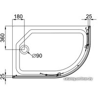 Душевой уголок Triton Коралл А1 120x80 L (мозаика)