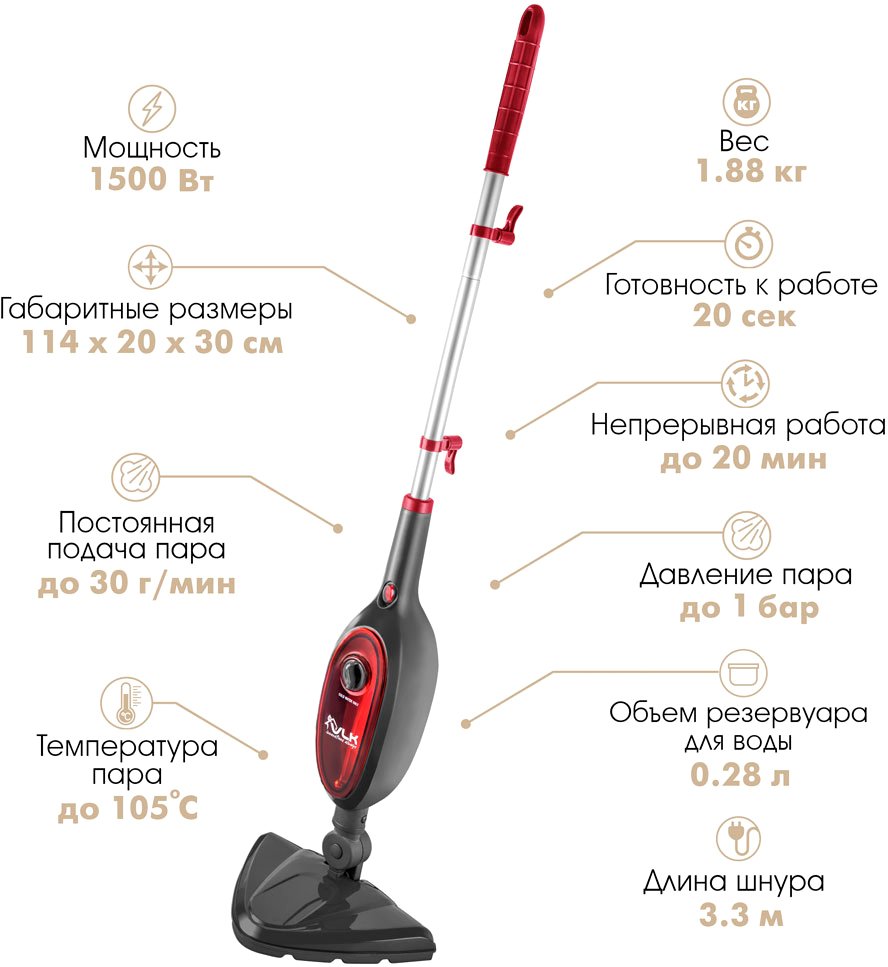 

Паровая швабра VLK Rimmini 8100