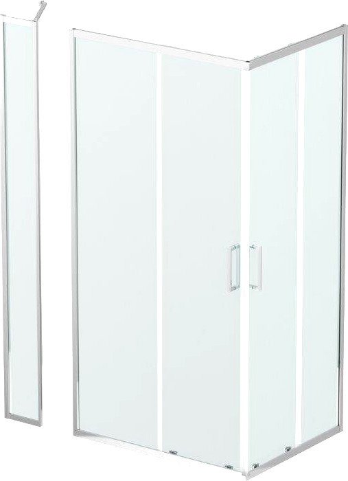 Душевой уголок BelBagno LUCE-AH-21-100/80-C-Cr