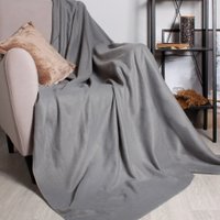 Плед Casa Conforte London Basic 150x200 6155334 (серый)