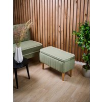 Банкетка MONOFIX Амма с ящиком (оливковый №30)