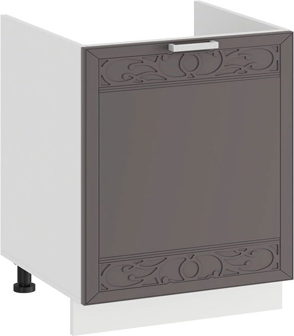 

Шкаф напольный Трия Долорес 1Н5М (белый/муссон)